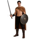 3 Kinds Roman Spartan Cosplay Costume Metal Ring Draped Cape Rivet Leather Wrist Guards