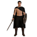3 Kinds Roman Spartan Cosplay Costume Metal Ring Draped Cape Rivet Leather Wrist Guards