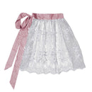 3 Kinds Women Medieval Irish Cosplay Mini Shirt Corset Traditional Dress Lace Apron - AwwwCos