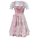 3 Kinds Women Medieval Irish Cosplay Mini Shirt Corset Traditional Dress Lace Apron - AwwwCos