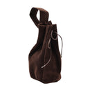 3Pcs Medieval Viking Cosplay Accessories Suede Hooded Cowl Scarf Drawstring Pouch Bag Legging