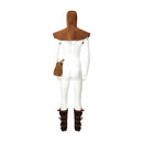 3Pcs Medieval Viking Cosplay Accessories Suede Hooded Cowl Scarf Drawstring Pouch Bag Legging