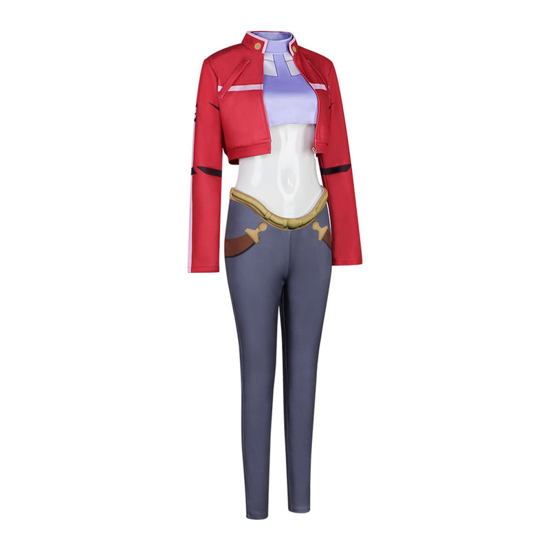 3 Pieces Female Anime Speed Racer Noah Cosplay Costume