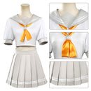 Female 3 Version Love Live Sunshine-aqowrs Cosplay Costume White Sailor Suit