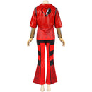 3 pieces Film Descendants:The Rise of Red Red Cosplay Costume - AwwwCos