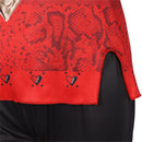 3 pieces Film Descendants:The Rise of Red Red Cosplay Costume - AwwwCos