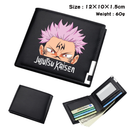 Anime Jujutsu Kaisen Itadori Yuji Gojo Satoru Sukuna Wallets Faux Leather Multi Purse
