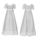 Hamilton Elizabeth One-piece Dresses Women Colonial Schuyler Victorian Rococo Ball Gown Maiden Medieval Dress - AwwwCos