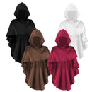 4 Kinds Adult Medieval Monk Pastor Renaissance Hooded Cape Short Cloak