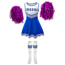 4 Kinds Cheerleading Cosplay Costume Syage Performance Sleeveless Dress - AwwwCos