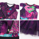 4 Kinds Child Girls Descendants Cosplay Costume Cap Sleeve Tutu Dress - AwwwCos