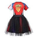 4 Kinds Child Girls Descendants Cosplay Costume Cap Sleeve Tutu Dress - AwwwCos