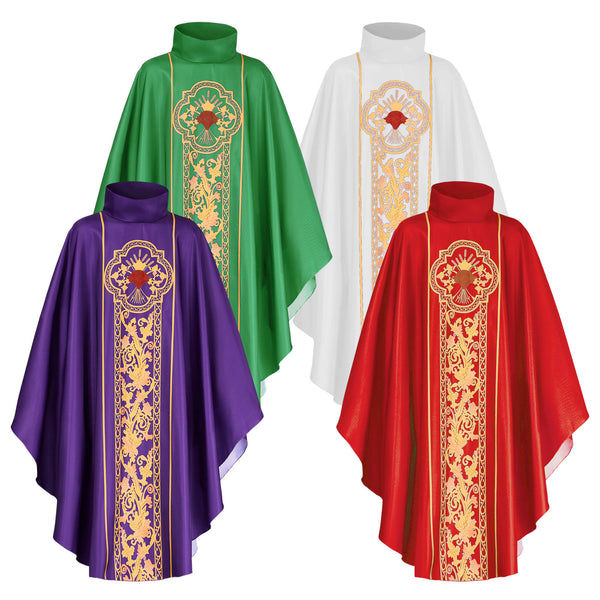 4 Kinds Clergy Elegance Catholic Priest Church Father Mass Vestment Robe - AwwwCos
