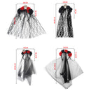 4 Kinds Day Of The Dead Halloween Flower Headband Rose Floral Skull Headpiece Veil - AwwwCos