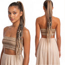 4 Kinds Dreadlock Colored Rope Ponytail Crochet Hair Wig Dreadlock Ponytal