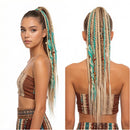 4 Kinds Dreadlock Colored Rope Ponytail Crochet Hair Wig Dreadlock Ponytal
