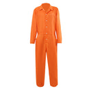 4 Kinds Male Prisoner Cosplay Costume Single Breasted Jumpsuit - AwwwCos