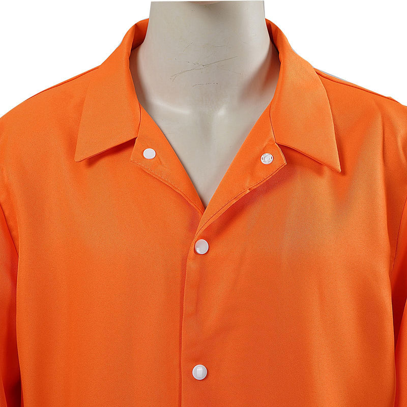 4 Kinds Male Prisoner Cosplay Costume Single Breasted Jumpsuit - AwwwCos