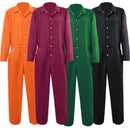 4 Kinds Male Prisoner Cosplay Costume Single Breasted Jumpsuit - AwwwCos
