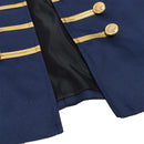 4 Kinds Medieval Pirate Cosplay Costume Court Victorian Parade Gold Trimmed Coat