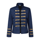 4 Kinds Medieval Pirate Cosplay Costume Court Victorian Parade Gold Trimmed Coat