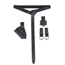 4 Kinds Medieval Viking Cosplay Prop Rivet Decoration Faux Leather Belt - AwwwCos