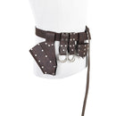 4 Kinds Medieval Viking Cosplay Prop Rivet Decoration Faux Leather Belt - AwwwCos