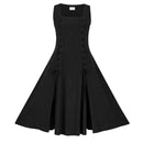 4 Kinds Women Sleeveless Lace Up Underbust Pirate High Low Split Peasant Dress - AwwwCos