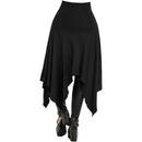 4 Kinds Women Vintage Gothic Steampunk High Low Skirt Drawstring Adjust Waist - AwwwCos