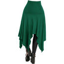 4 Kinds Women Vintage Gothic Steampunk High Low Skirt Drawstring Adjust Waist - AwwwCos