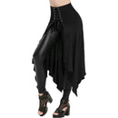 4 Kinds Women Vintage Gothic Steampunk High Low Skirt Drawstring Adjust Waist - AwwwCos