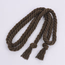 4Pcs Medieval Monk Friar Cosplay Costume Hooded Rope Belt Cross Necklace