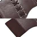 4Pcs Medieval Viking Cosplay Accessories Hooded Scarf Corset Lace Up Bracers Single Shoulder Armor Safety Pins