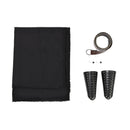 4Pcs Medieval Viking Cosplay Accessories Set Hooded Scarf Belt Wrist Wraps Safety Pins