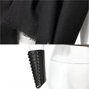 4Pcs Medieval Viking Cosplay Accessories Set Hooded Scarf Belt Wrist Wraps Safety Pins