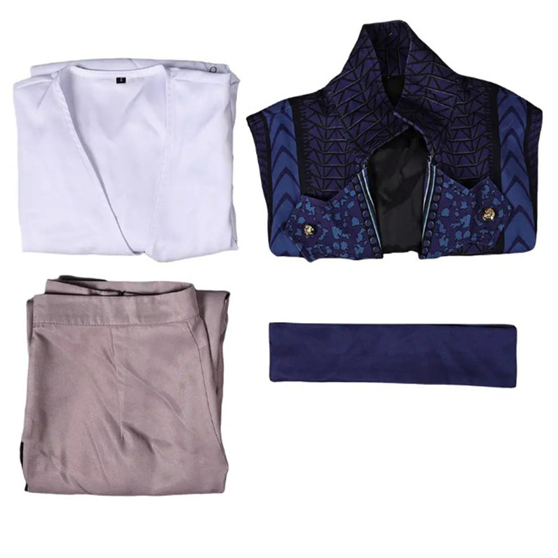 4 Pieces Film Men Movie Wicked Fiyero Boq Cosplay Costume Performance Outfits - AwwwCos