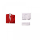 Anime Himura Kenshin Cosplay Costume Red Top White Culotte - AwwwCos
