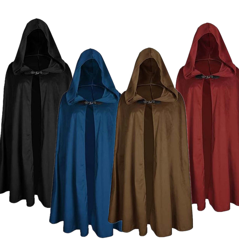 4 kinds Adult Medieval Vintage Renaissance Hooded Cape Medieval Cloak - AwwwCos