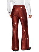 4 kinds Men Sparkly Club Cocktail Party Loose Waist Casual Long Pants - AwwwCos