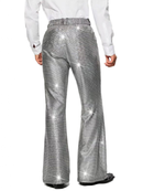 4 kinds Men Sparkly Club Cocktail Party Loose Waist Casual Long Pants - AwwwCos