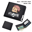 Anime Jujutsu Kaisen Itadori Yuji Gojo Satoru Sukuna Wallets Faux Leather Multi Purse