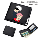 Anime Jujutsu Kaisen Itadori Yuji Gojo Satoru Sukuna Wallets Faux Leather Multi Purse