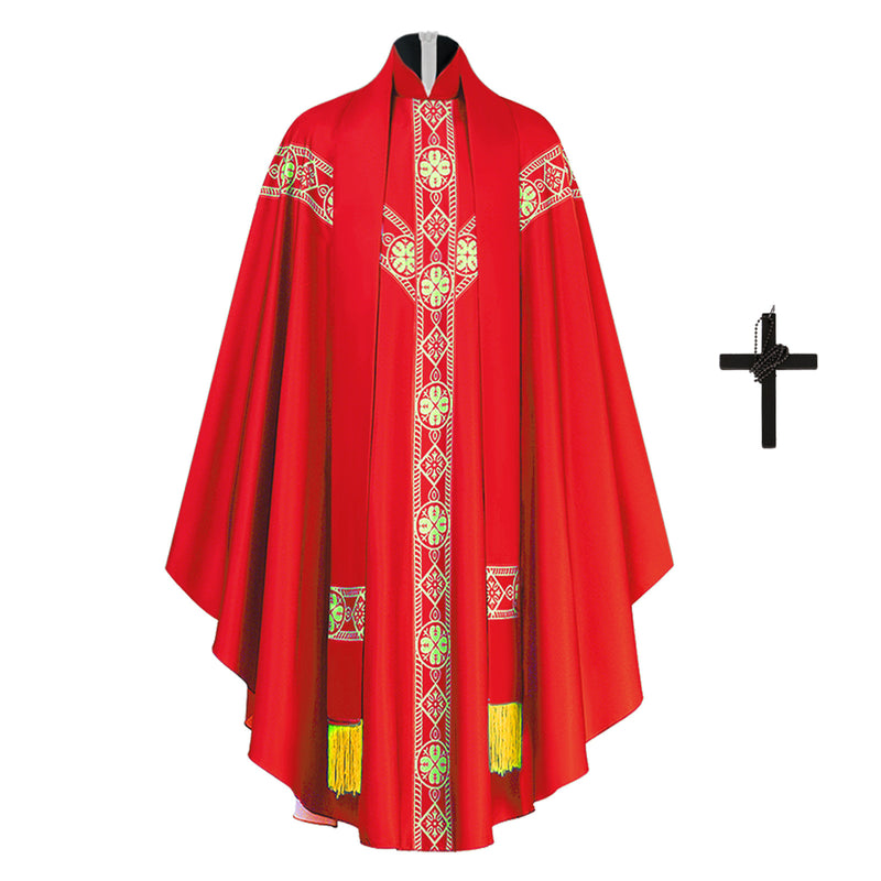 5 Kinds Clergy Elegance Catholic Priest Church Mass Vestment Robe - AwwwCos