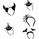5 Kinds Halloween Spider Headband Spiderweb Hair Hoop Masquerade Accessory - AwwwCos