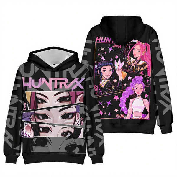 5 Kinds Kid Adult Anime K-Pop Demon Hunters Cosplay Costume Adutumn Hoodies