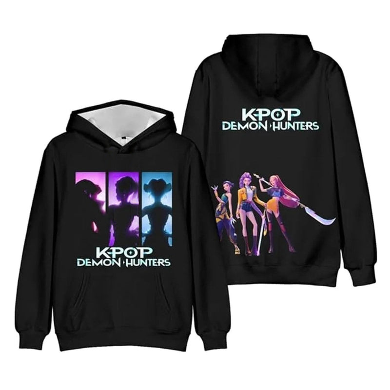 5 Kinds Kid Adult Anime K-Pop Demon Hunters Cosplay Costume Adutumn Hoodies