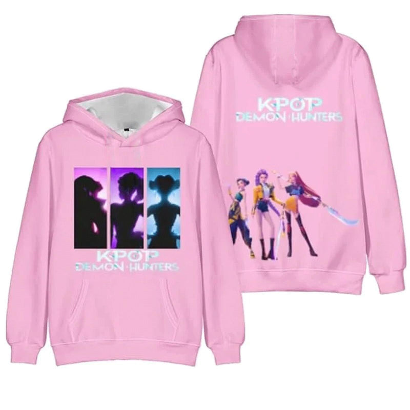 5 Kinds Kid Adult Anime K-Pop Demon Hunters Cosplay Costume Adutumn Hoodies