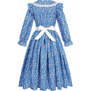 5 Kinds Prairie Girl Cosplay Costume Floral Dress With Apron Hat - AwwwCos