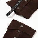 5Pcs Medieval Viking Cosplay Accessories Set Hooded Scarf Belt Leg Wraps Sabbard Safety Pins