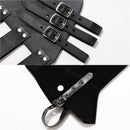 5Pcs Medieval Viking Cosplay Accessories Set Hooded Scarf Belt Leg Wraps Sabbard Safety Pins